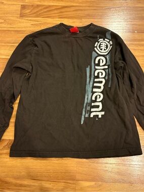 Element Brown Long-sleeve Tee